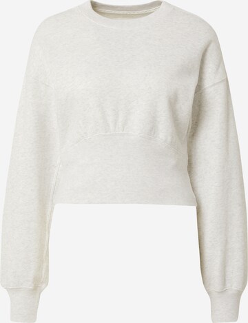 Sweat-shirt Abercrombie & Fitch en gris : devant