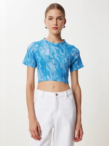 Camicia da donna 'Blusen' di Happiness İstanbul in blu