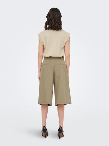 JDY Wide leg Παντελόνι πλισέ 'JDYBIANCA' σε γκρι