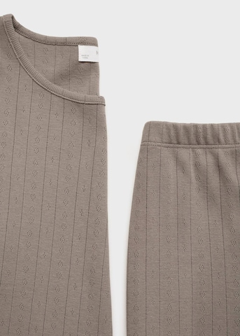 MANGO Pyjama 'Mana' in Braun