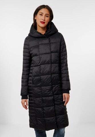 STREET ONE Winter Coat in Black: front