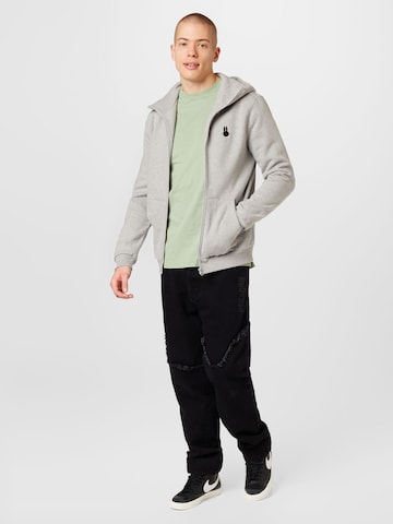 Ocay Zip-Up Hoodie in Grey