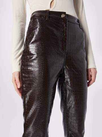 River Island Flared Broek in Bruin