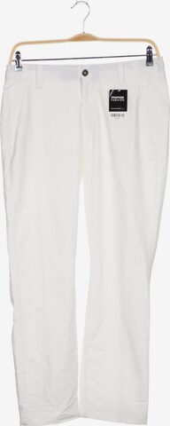 UNDER ARMOUR Pants in 34 in White: front