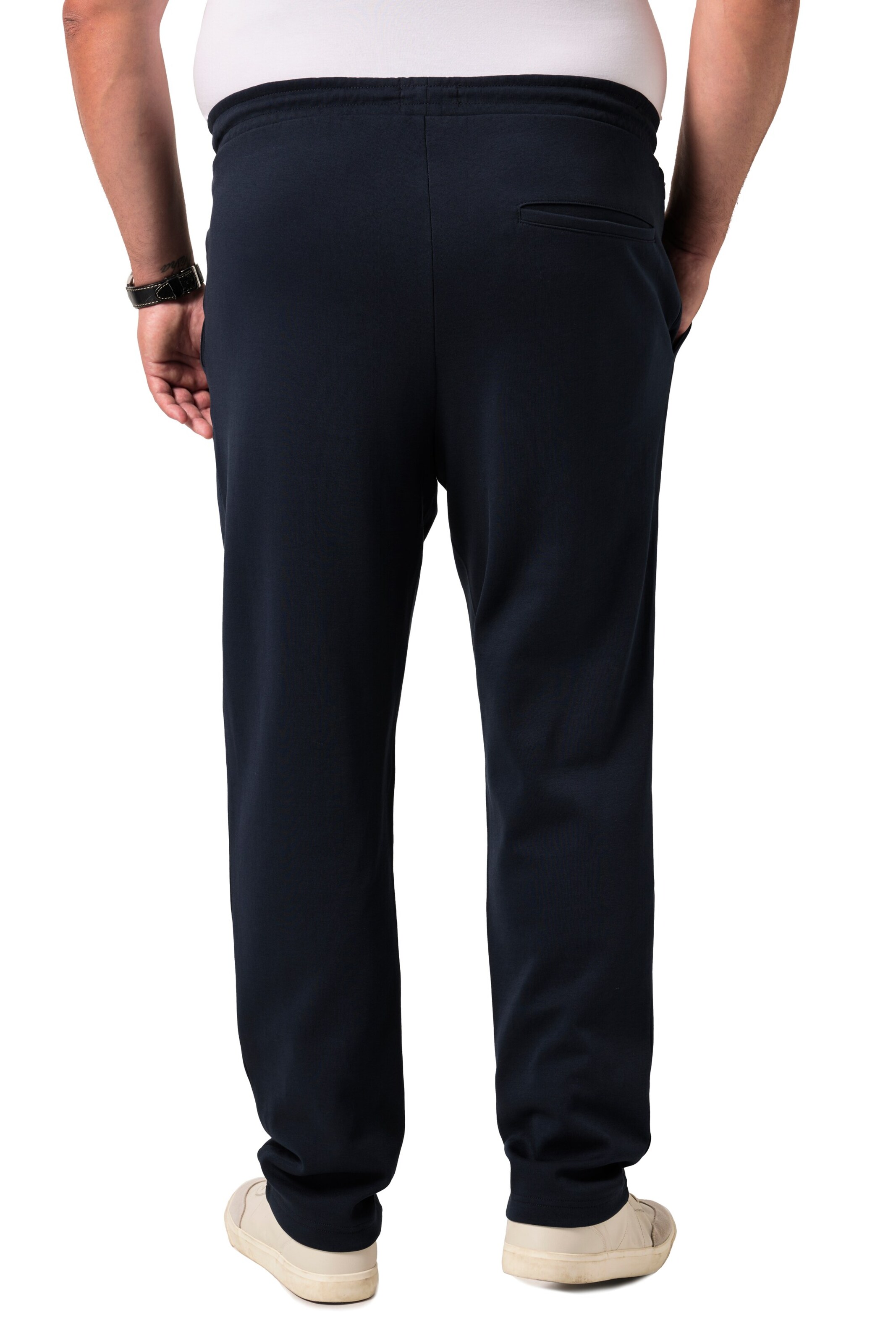 Men Plus Regular Trousers in Blue