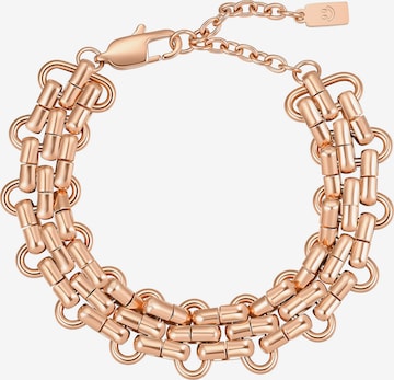Bracelet 'Interlocking' Hey Happiness en or : devant