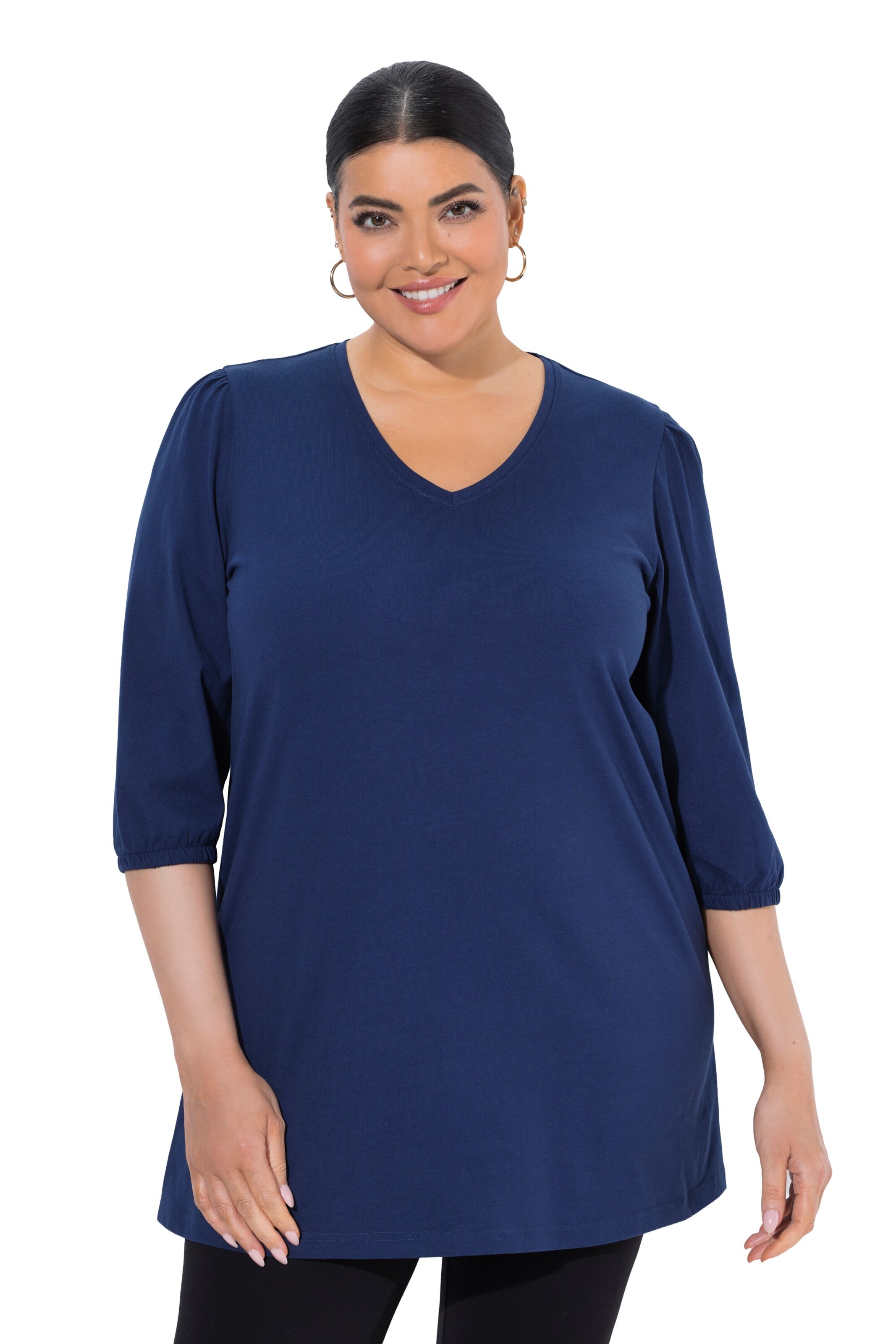 Ulla Popken Shirt in Blau: Vorderseite