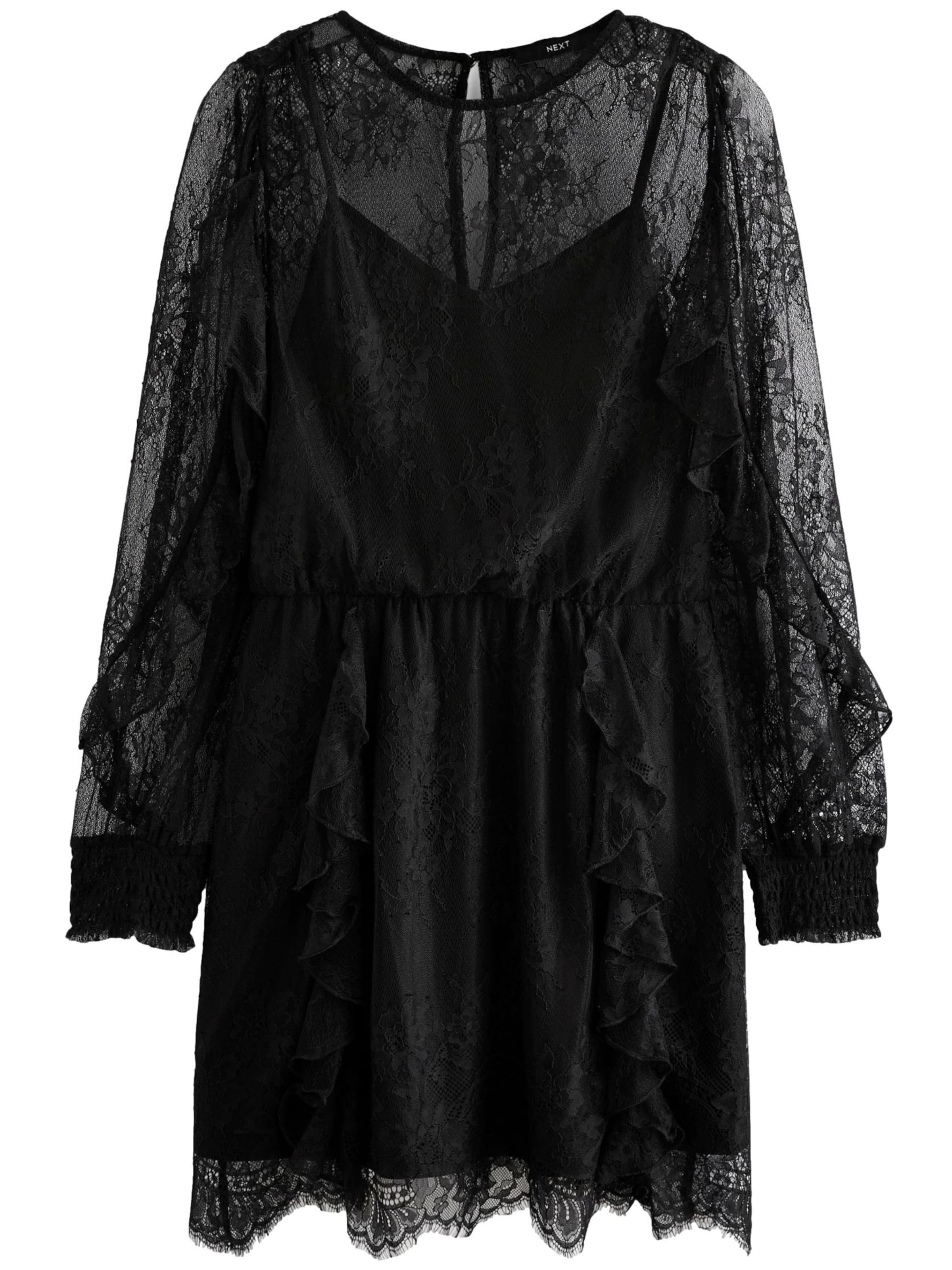 Next Kleit, värv must: eest vaates