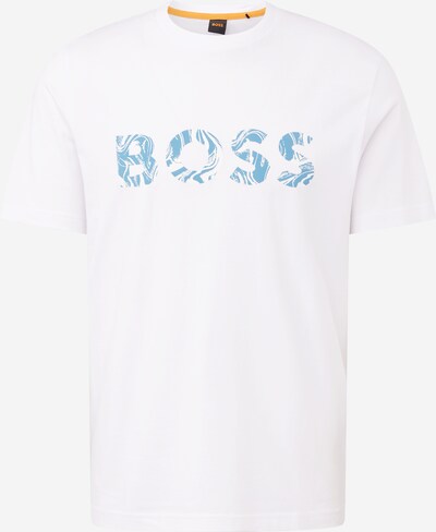 BOSS T-shirt 'Ocean' i ljusblå / vit, Produktvy