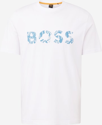 T-Shirt 'Ocean' BOSS Orange en blanc : devant