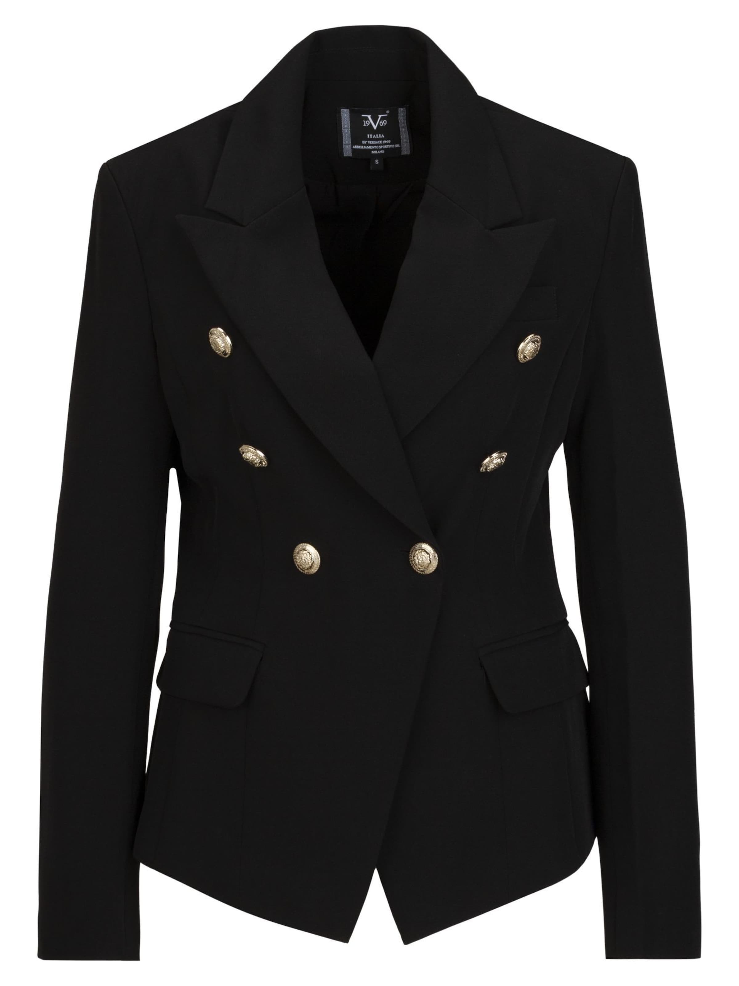19V69 ITALIA Blazers 'Ruby' in Zwart: voorkant