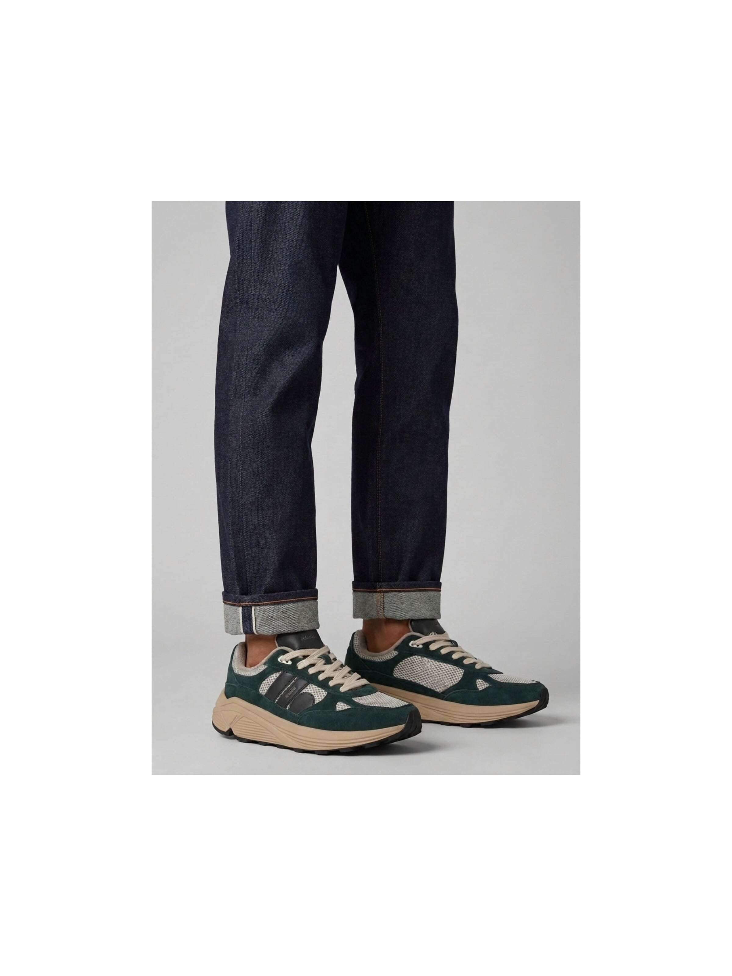 BLACKSTONE Sneakers laag 'V-RILEY' in Groen