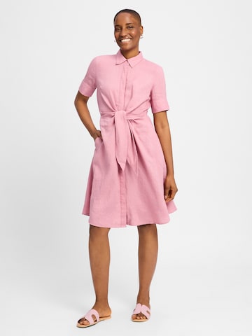 Robe-chemise Lauren Ralph Lauren en rose : devant