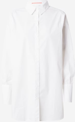 QS Blouse in Wit: voorkant