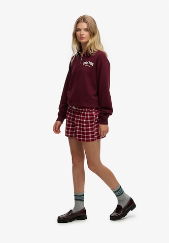 Superdry Loosefit Broek in Rood