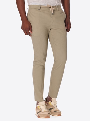 Regular Pantalon chino 'York T. Ginseng' Distretto12 en vert : devant