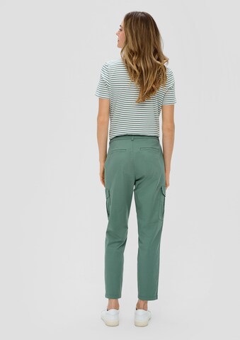 Regular Pantalon cargo s.Oliver en vert