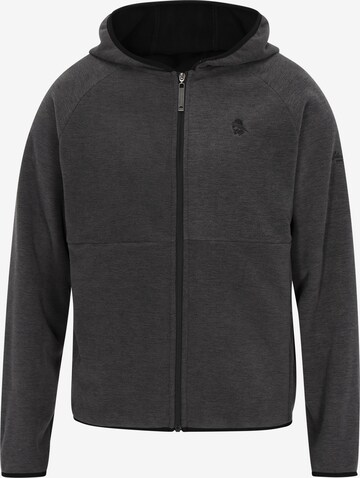 Veste en polaire Schmuddelwedda en gris : devant