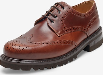 Henry Stevens Schnürschuh 'Harry' in Braun: Vorderseite