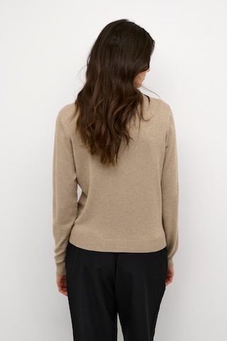 CULTURE Pullover i brun