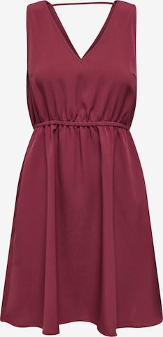 Robe 'ONLNova' ONLY en rouge : devant