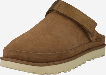 UGG Clogs 'Goldenstar' in Brown: front