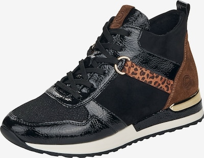 REMONTE Sneaker in braun / karamell / schwarz, Produktansicht