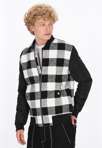 MO - Chaqueta de entretiempo en negro: frente