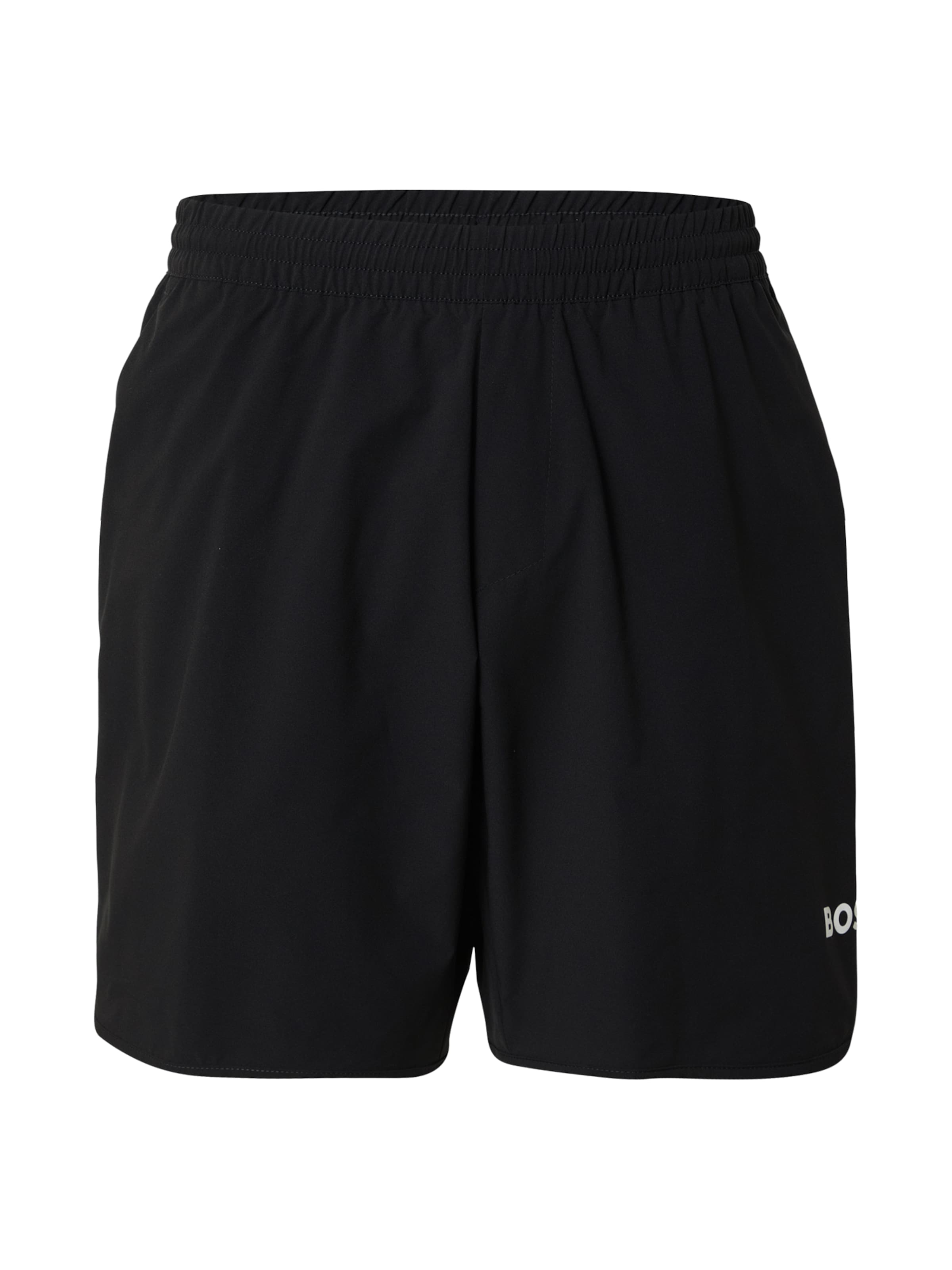 BOSS Szabványos Sportnadrágok - fekete: elől