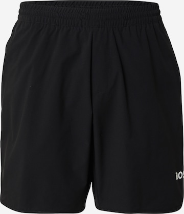 juoda BOSS Standartinis Sportinės kelnės: priekis