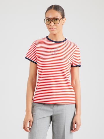 TOMMY HILFIGER - Camisa em vermelho: frente