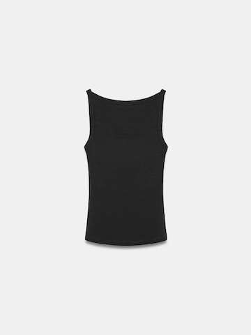 Dilvin Top in Zwart: voorkant