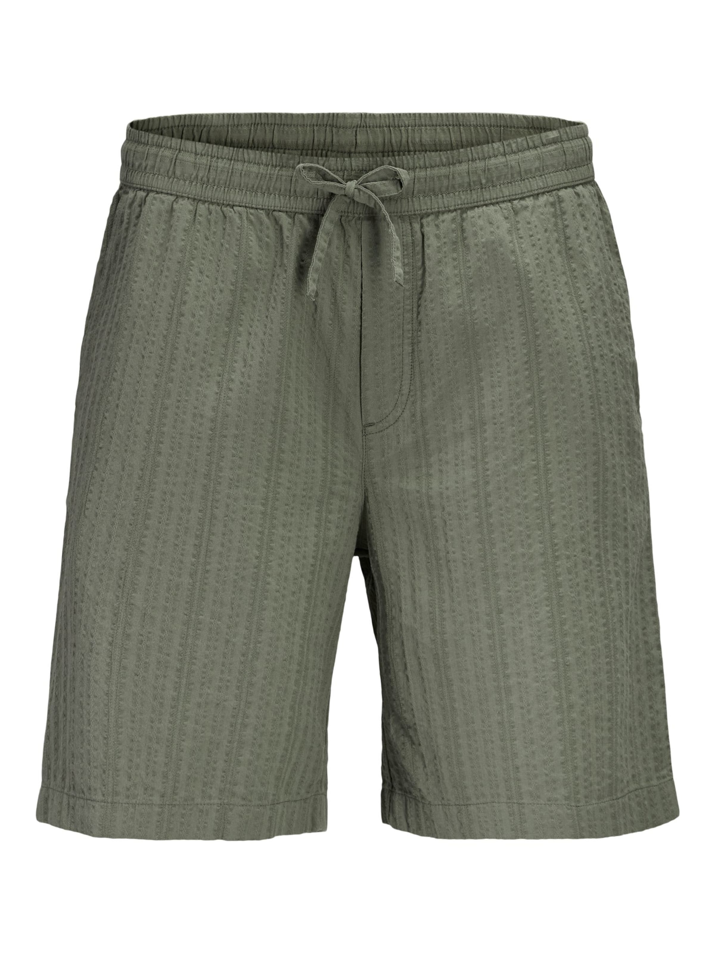 JACK & JONES Regular Pants in Green: front