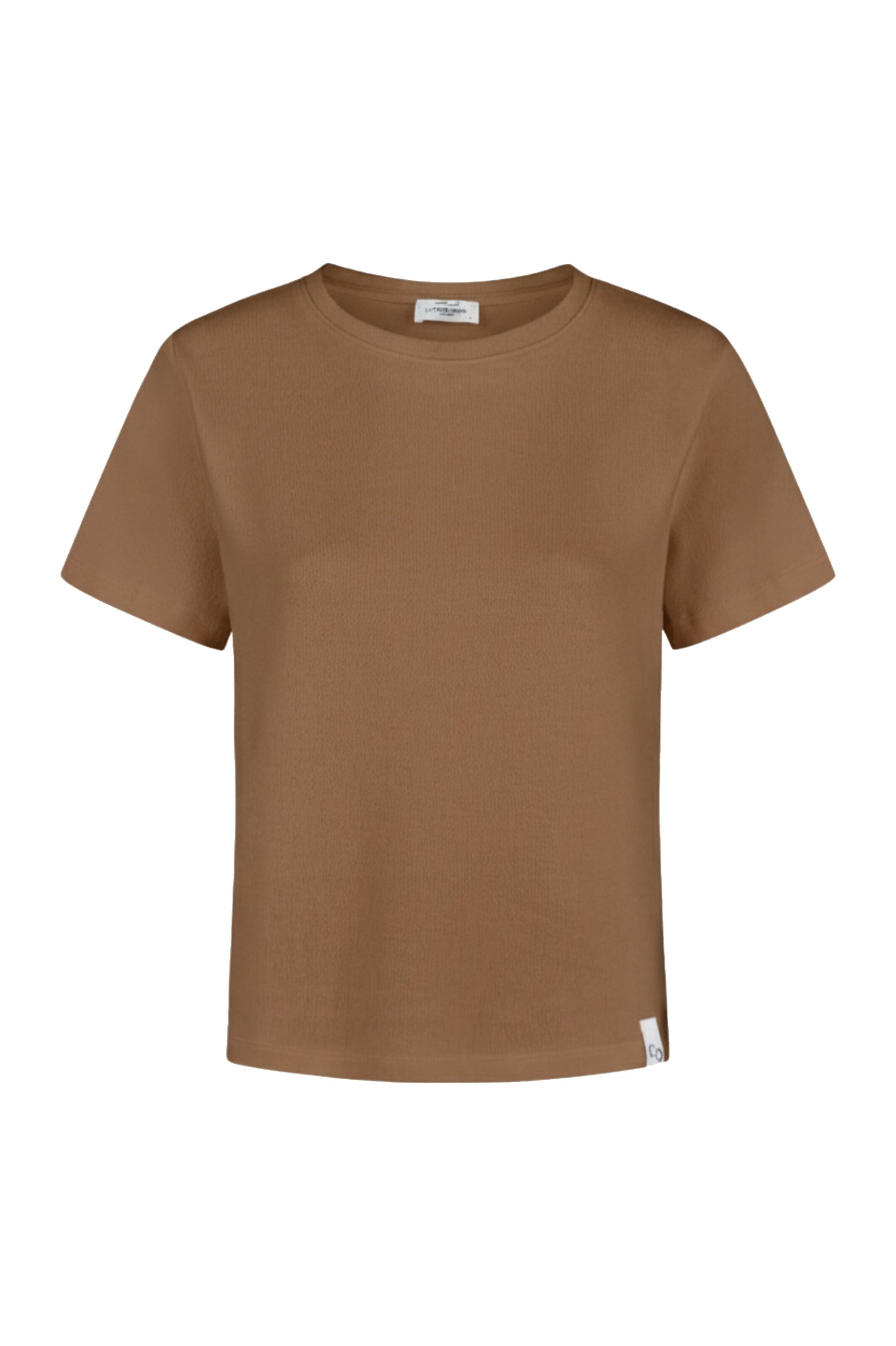 Cotton Candy T-Shirt in Braun: Vorderseite