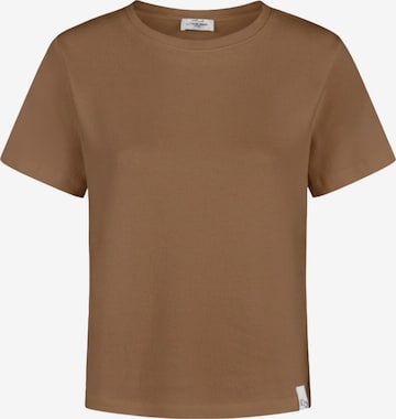 Cotton Candy T-Shirt in Braun: Vorderseite