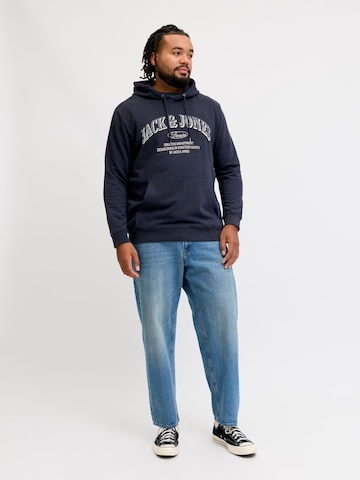 Jack & Jones Plus - Sudadera 'JJEDENVER' en azul