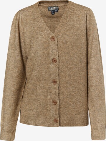 Cardigan 'Altiplano' DreiMaster Vintage en marron : devant