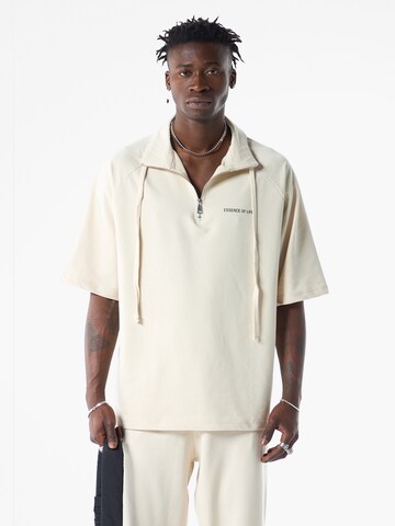 VAMOS CLO Shirt 'Christmas Rose' in Beige: front