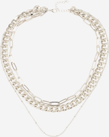 PIECES Necklace 'NIKOTA' in Silver: front