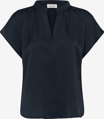 Chemisier 'SLParis' SOAKED IN LUXURY en bleu : devant