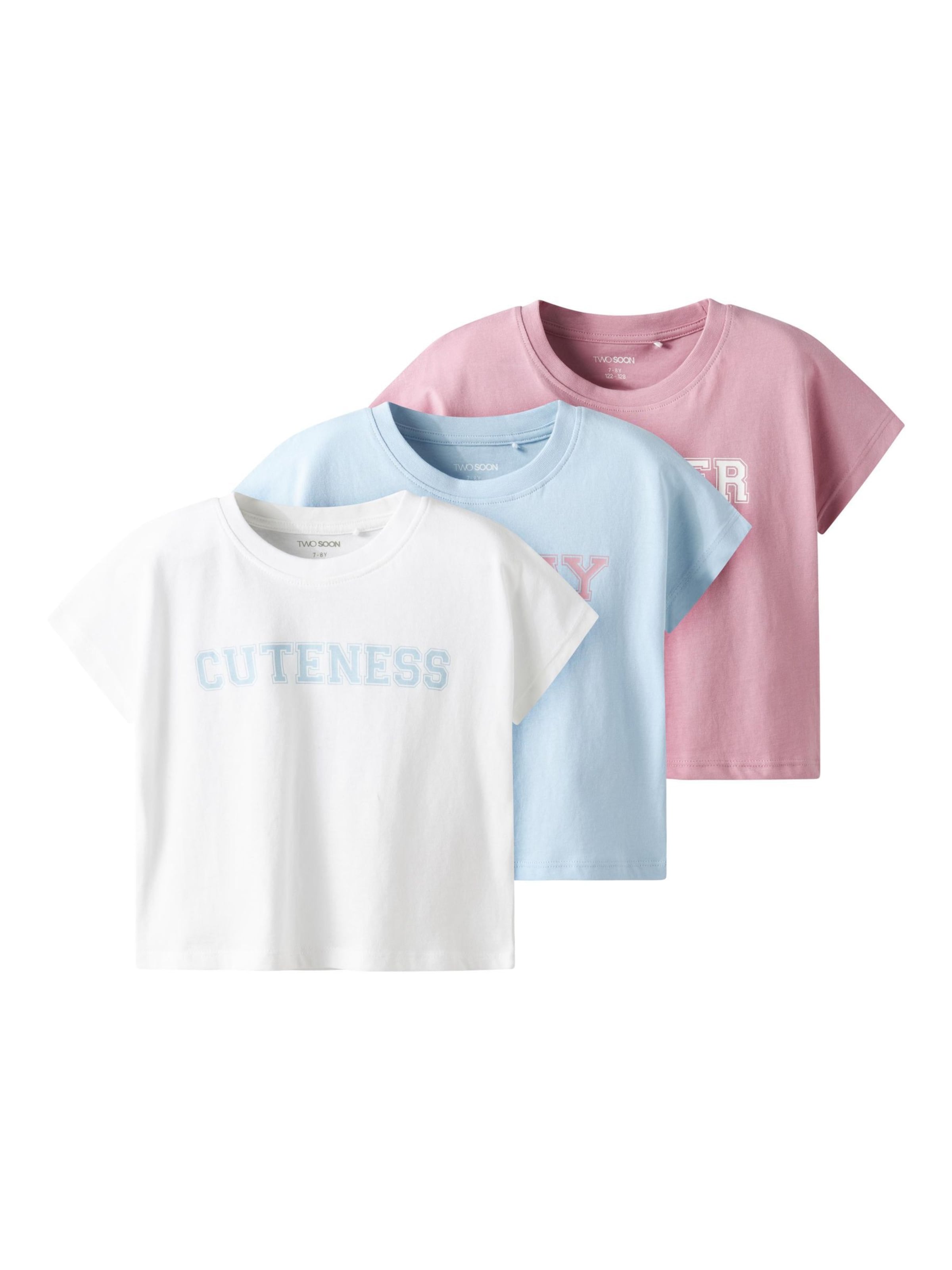 TWO SOON Тениска в пъстро: отпред