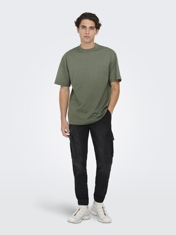 T-Shirt 'ONSFRED' Only & Sons en vert