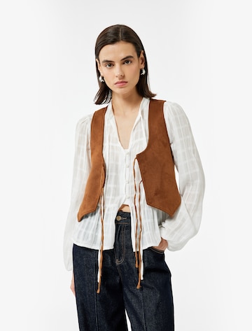 Koton Vest in Brown: front