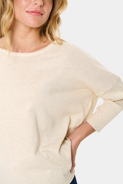 SAINT TROPEZ Pullover 'Mila' in creme, Produktansicht