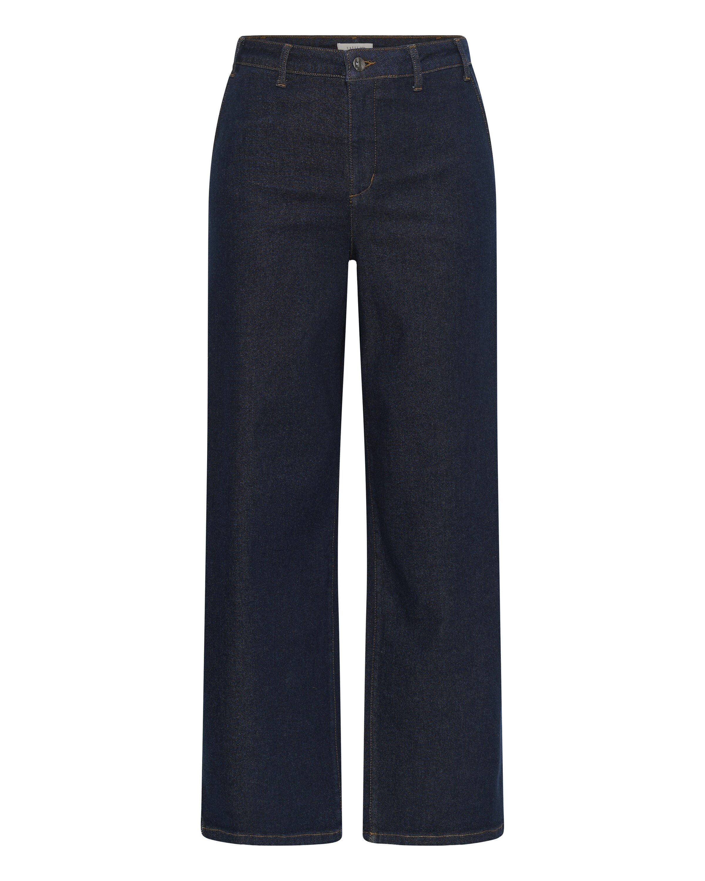 KAFFE CURVE Wide leg Jeans 'Hailey' in Blue: front