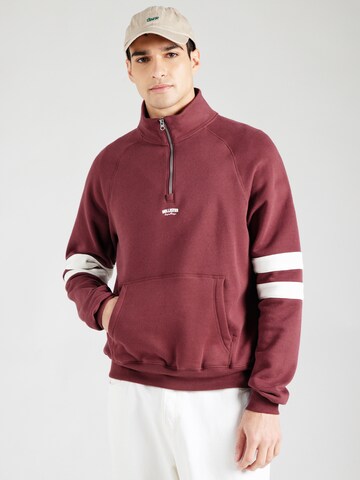 HOLLISTERSweater majica 'EMEA' - crvena boja: prednji dio