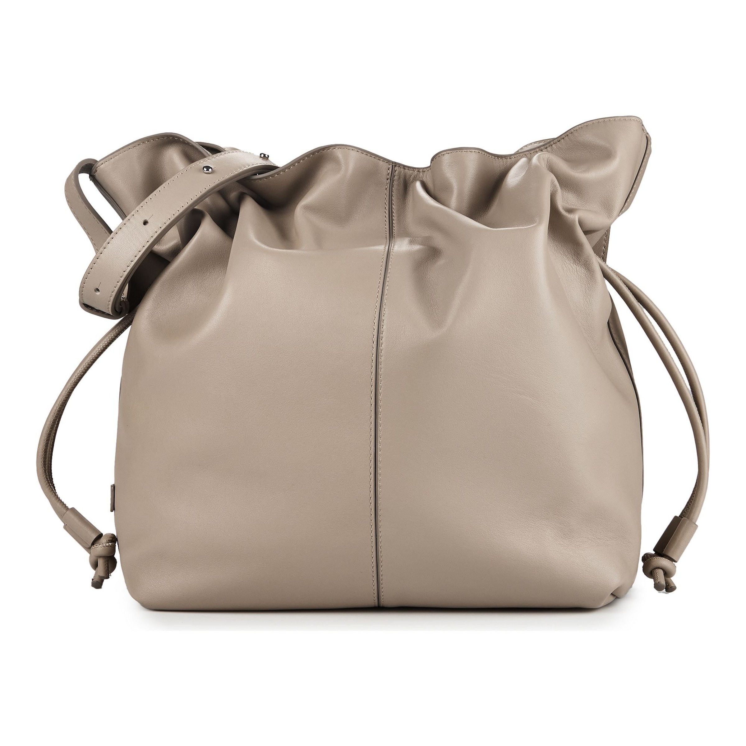 Borsa a sacco di Marc O'Polo in beige: frontale