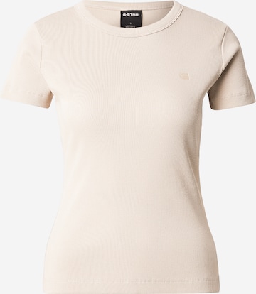 G-STAR T-Shirt in Beige: Vorderseite
