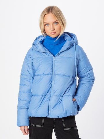 ABOUT YOU Between-Season Jacket 'Samira' in Blue: front