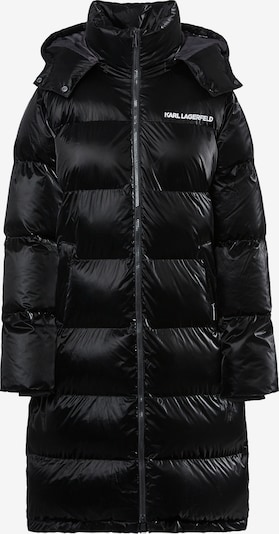 Karl Lagerfeld Manteau d’hiver en noir, Vue avec produit